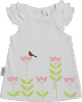 SOOKIbaby Sweet Tulips Frilly Sleeves Swing Top